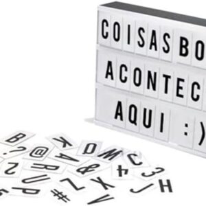 luminária letreiro de cinema