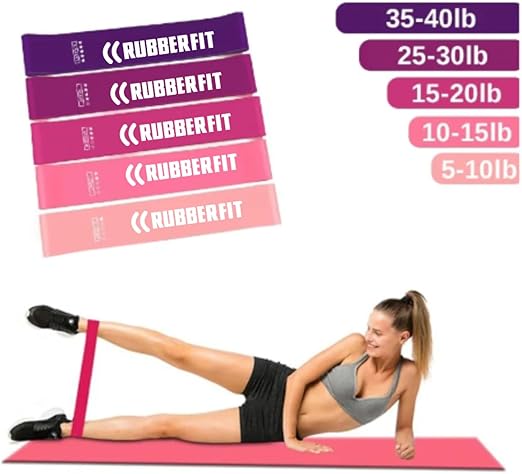 Kit 5 Mini Bands Elástico Kit 5 Mini Bands Elástico