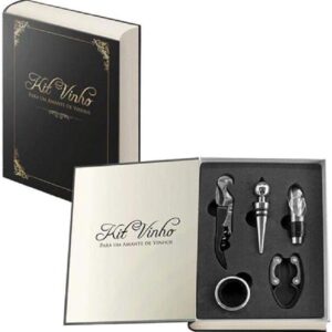 Compra por Destinatário>Casal kit para vinho 5 peças