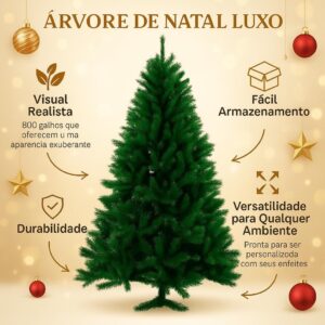 Árvore de Natal Luxo Pinheiro