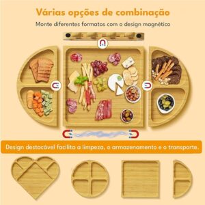 Compra por Ocasião>Noivado kit tábua para queijos e frios