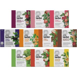 Compra por Ocasião>Amigo Secreto combo chá leão frutas e flores