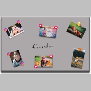 Compra por Destinatário>Casal mural de fotos painel magnético