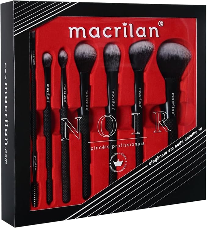 macrilan kit com 7 pinceis p/maquiagem ed009 macrilan ed009 macrilan kit com 7 pinceis p/maquiagem ed009 macrilan ed009