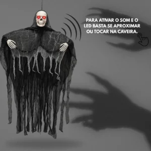 Compra por Categoria>Divertidos Caveira Fantasma com Som e Led