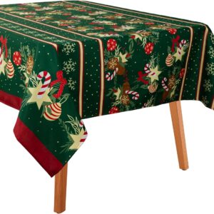 toalha de mesa estampada natalina